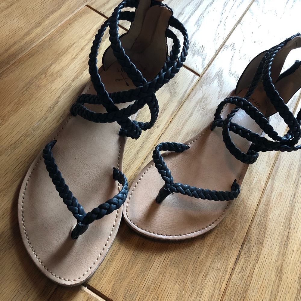 Navy Blue Sandals